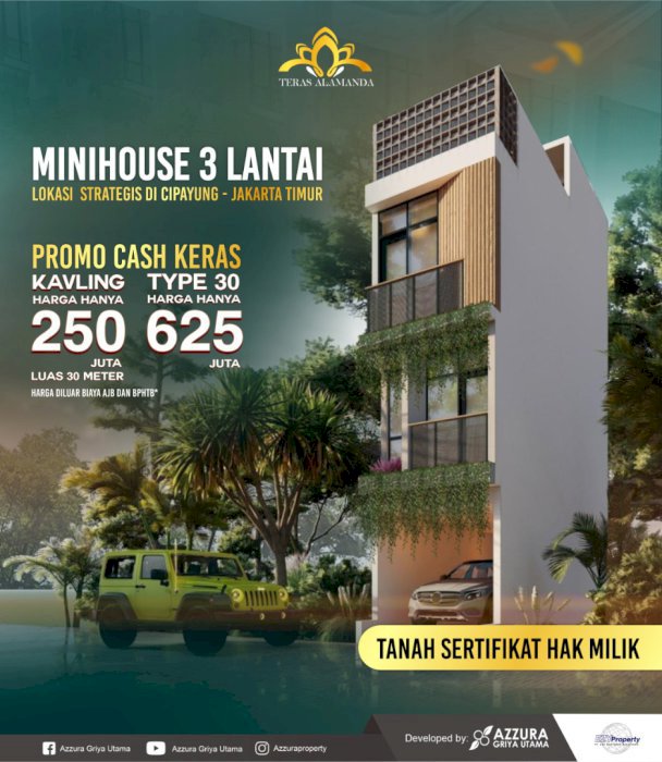 250 juta udah bisa punya kavling di jakarta