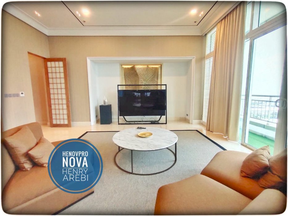 Pacific Place Residence Unit Terbaik 4BR+Study City View Furnish