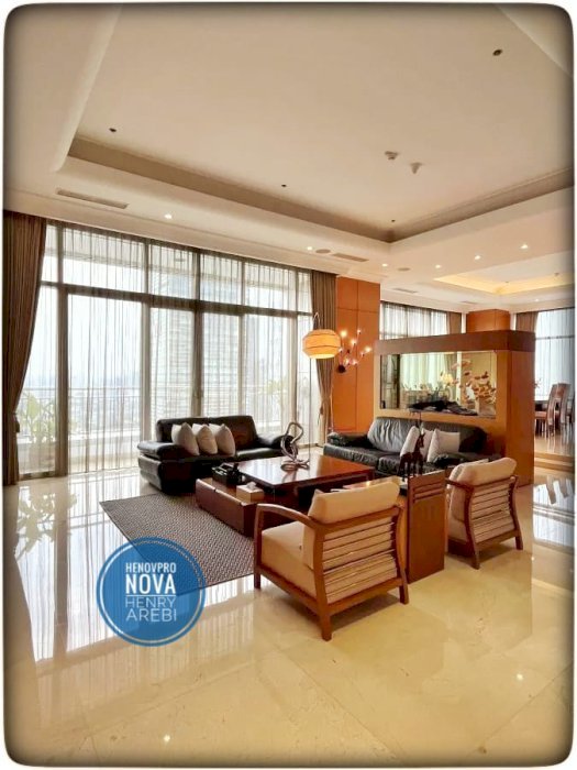 Pacific Place Residence Unit Lux 4BR+Study City View Furnish