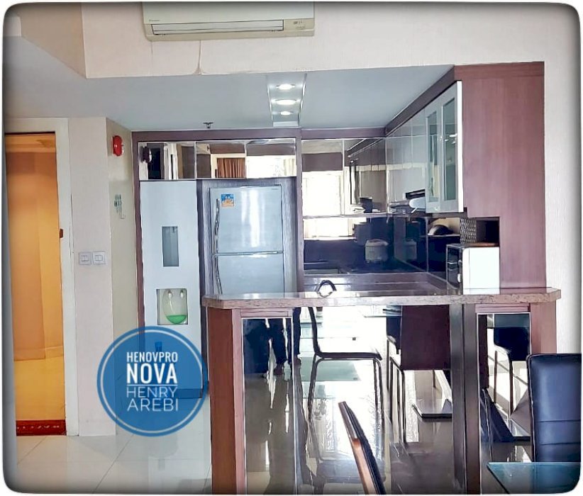 Taman Anggrek Condo 2+1 BR Lantai Rendah Sdh Renov Hadap Timur