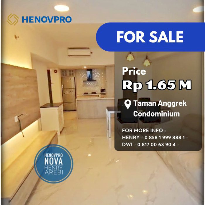 Taman Anggrek Condo 2+1 BR SPECIAL UNIT Hadap Timur HADAP TIMUR