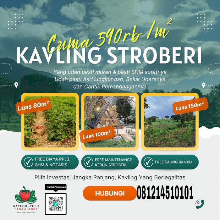 Kavling Villa Strawberry  SHM