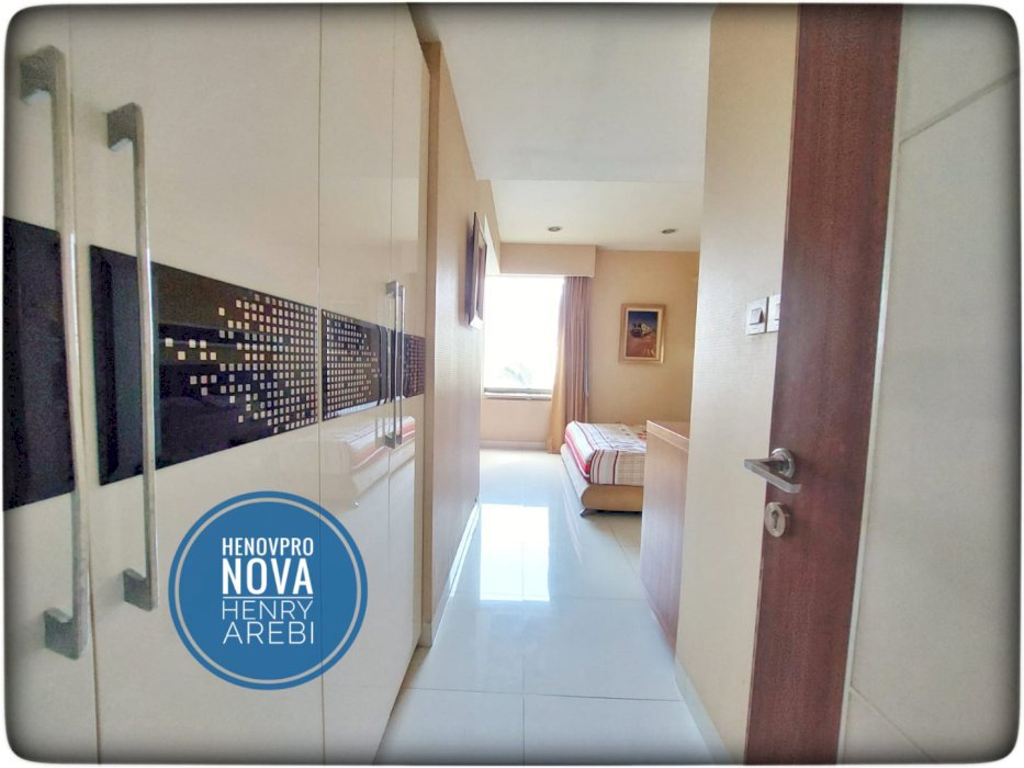 Taman Anggrek Condo 2+1BR Lantai Rendah Sdh Renov Hadap Timur