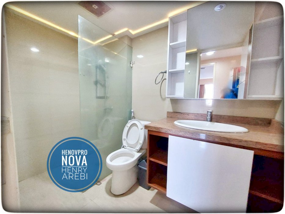 Taman Anggrek Condo 2+1BR Lantai Rendah Sdh Renov Hadap Timur