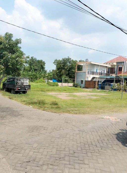 Tanah buduran sukodono gedangan menghadap 3 jalan