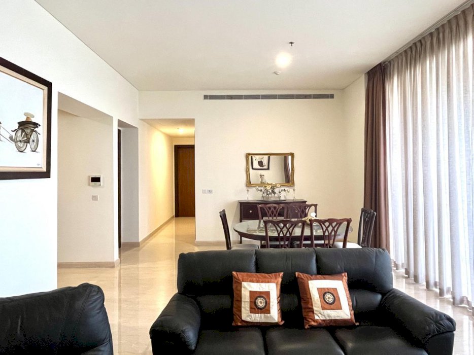 TURUN HARGA PAKUBUWONO SPRING 2+1BR Full Furnish BEST VIEW JARANG ADA