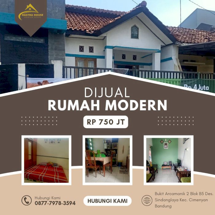 Rumah SHM Milik Pribadi LT 120m² LB 36m²