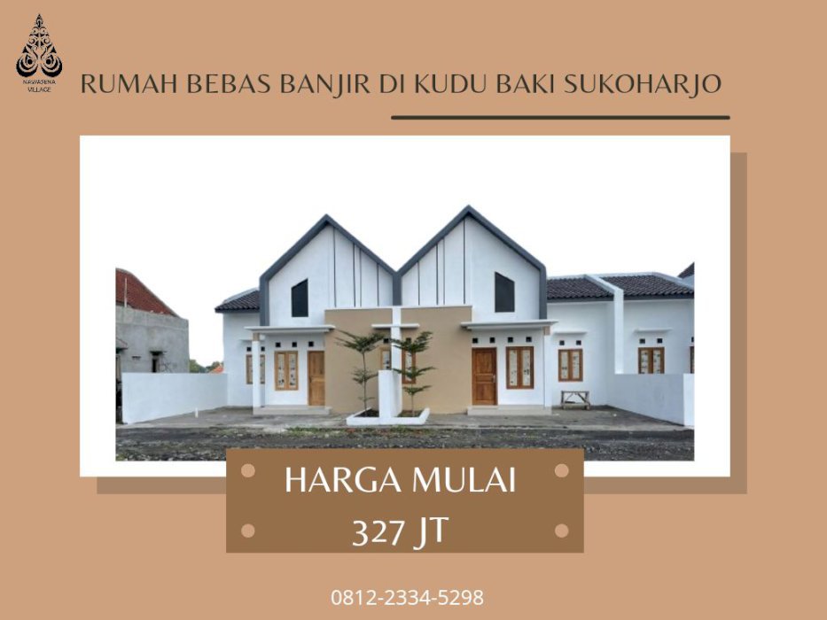 RUMAH TYPE 36 DI BAKI SUKOHARJO HUNIAN ELIT ARAH PAKUWON MALL SOLOBARU