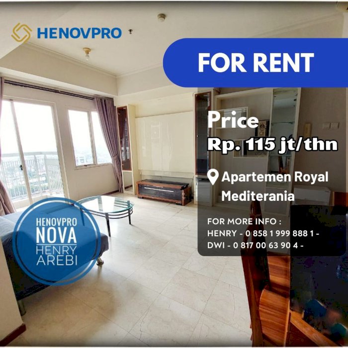 Royal Mediterania Unit 2+1 BR Full Furnish City+Pool View