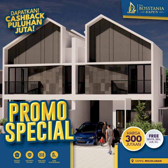 RUMAH MEWAH YANG INDAH DI BOSSTANIA LAND