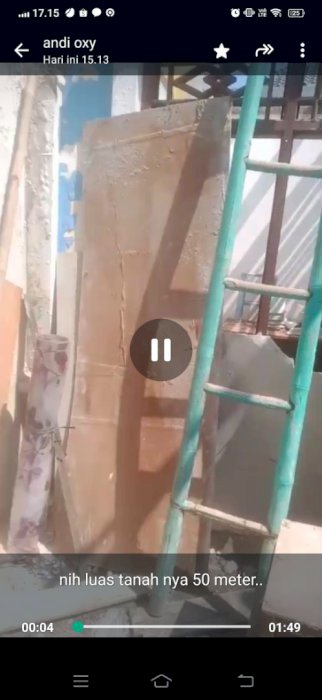 Dijual  Tanah .400 jt nego di Jl.Belimbing jagakarsa