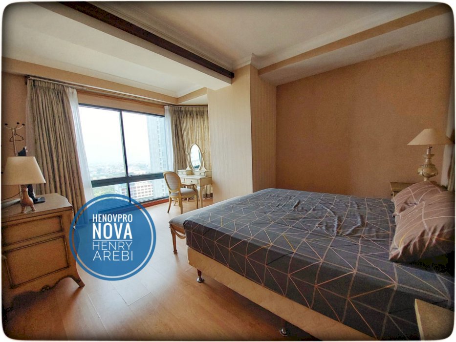Taman Anggrek Unit 3+1 BR Full Furnish View kota jakarta