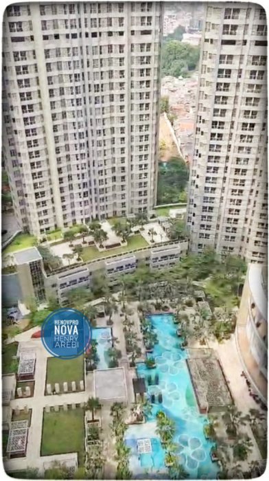 Taman Anggrek Residence TURUN HARGA 1BR DIJUAL CEPAT POOL VIEW
