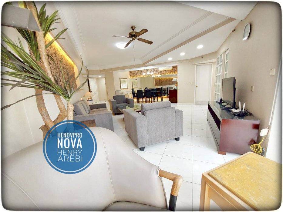 Taman Anggrek Unit 3+1 BR Full Furnish BEST City View