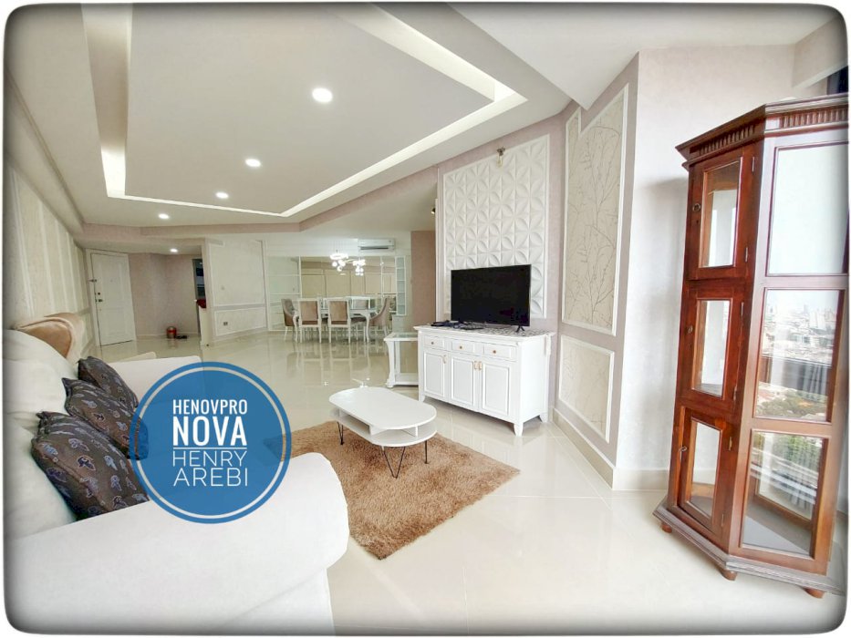Apartemen Taman Anggrek Unit 3+1 BR Full Furnish BEST City View