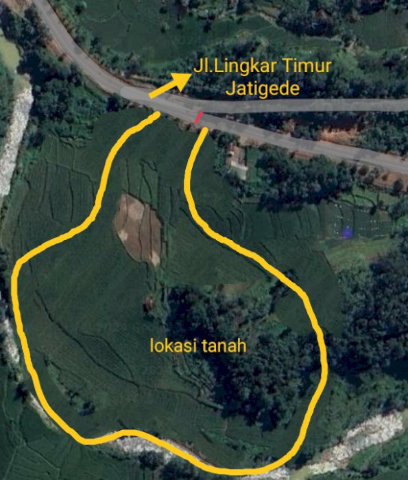 Dijual tanah pinggir jalan raya