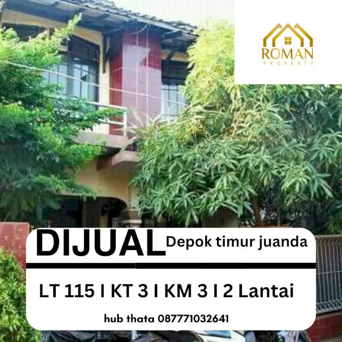 DIJUAL RUMAH Depok timur juanda