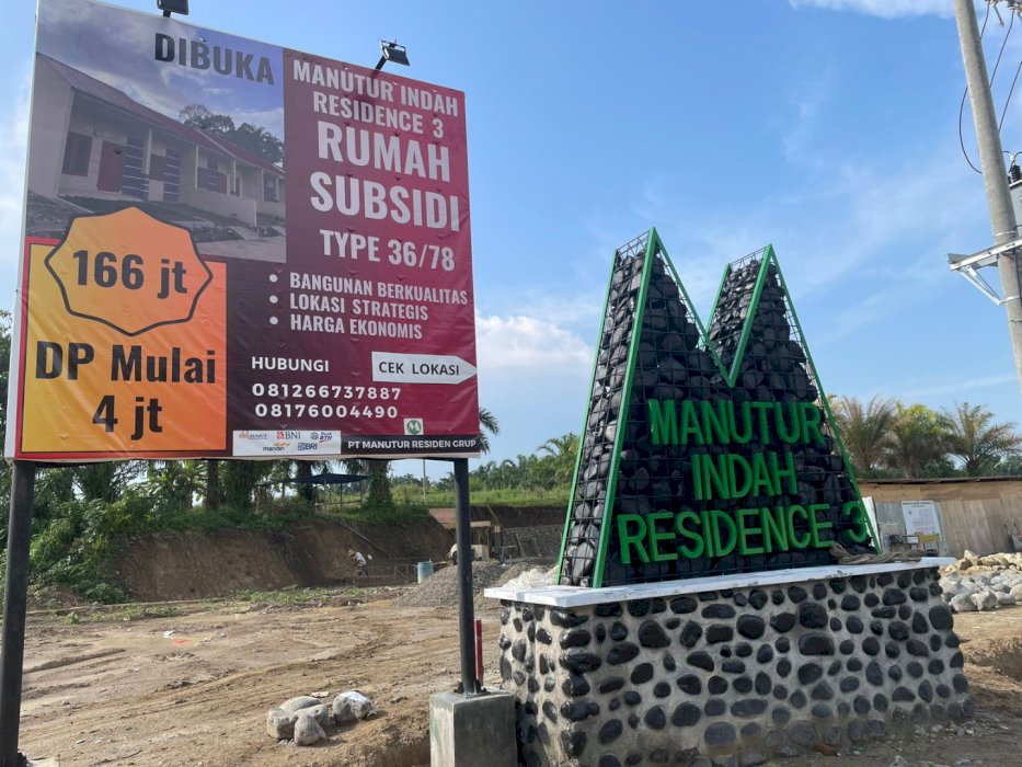 DI JUAL RUMAH BERSUBSIDI DI MUNUTUR INDAH RESIDENCE PEMATANG SIANTAR