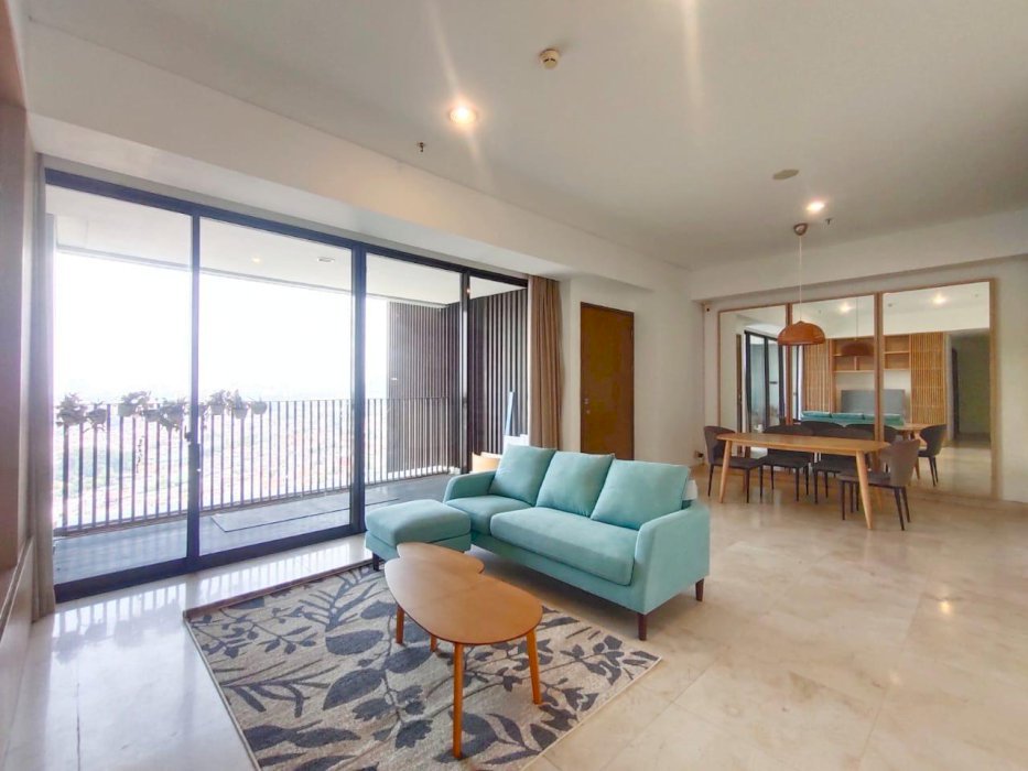 TURUN HARGA 1 Park Avenue 3+1BR Full Furnish dan Renov JUAL RUGI
