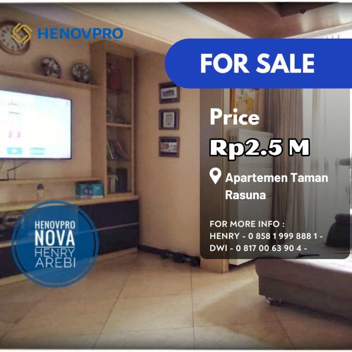 Dibawah NJOP Taman Rasuna Unit 4BR+ study Epic View Jarang Ada