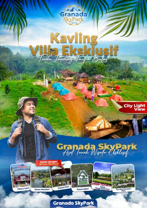 Di Jual Tanah Kavling Wisata dengan View City yang Menawan