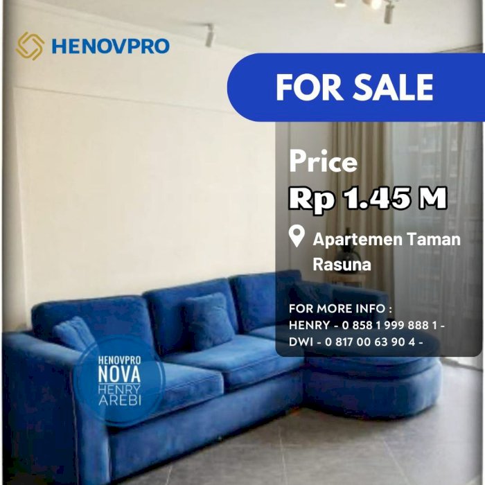 Taman Rasuna Unit 2+1 BR Epic View Furnish