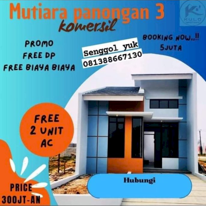 Kami menjual perumahan panongan 3 dan 2 daerah citra rumah Tampa dp