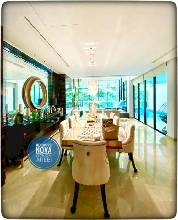 Pakubuwono Townhouse 4 lantai Full Furnish Private Pool & Lifts