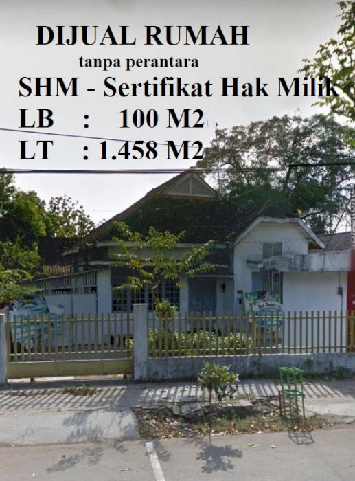 Dijual Rumah Jl. Ahmad Yani - Blora ( Dalam Kota ) - Lokasi Strategis