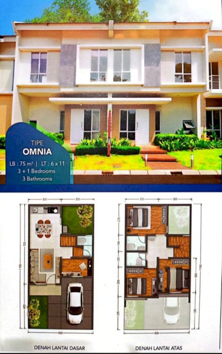 DI JUAL RUMAH TYPE OMNIA DI PERUM PARADISE SERPONG CITY