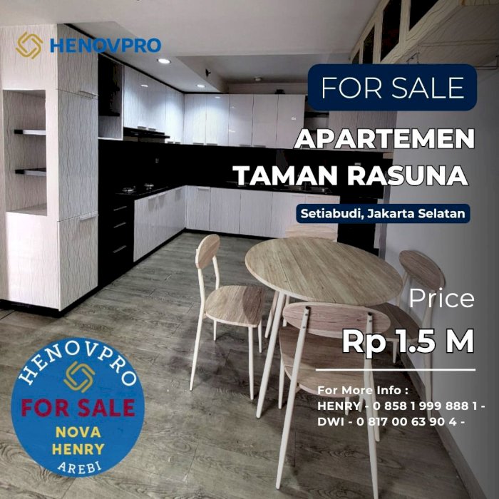 DIBAWA NJOP Taman Rasuna Unit 3+1BR Epic View TURUN HARGA