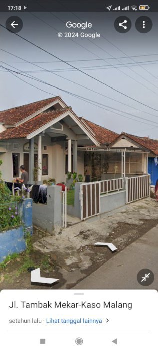 Dijual rumah siap huni pinggir jalan