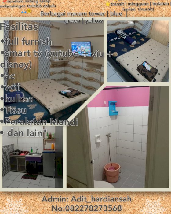 Menyewakan apartemen moderlan Tanggerang kota