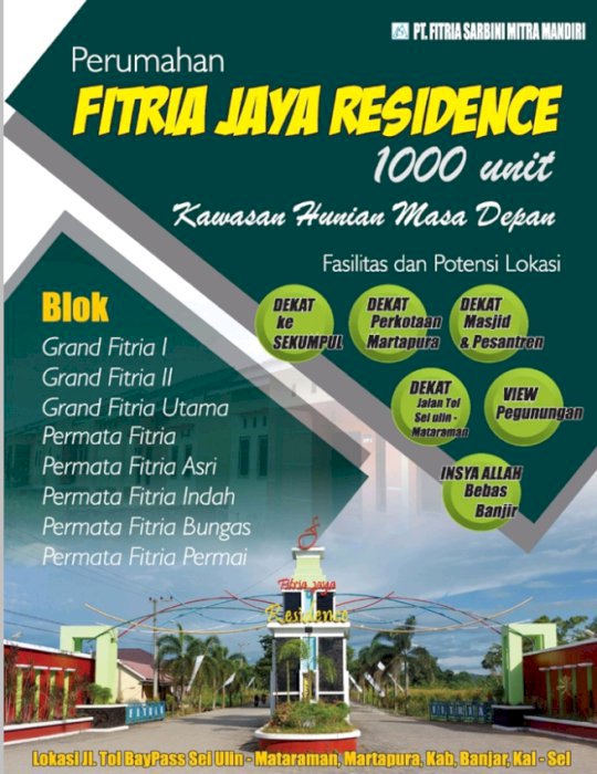 Rumah subsidi diKabupaten Banjar
