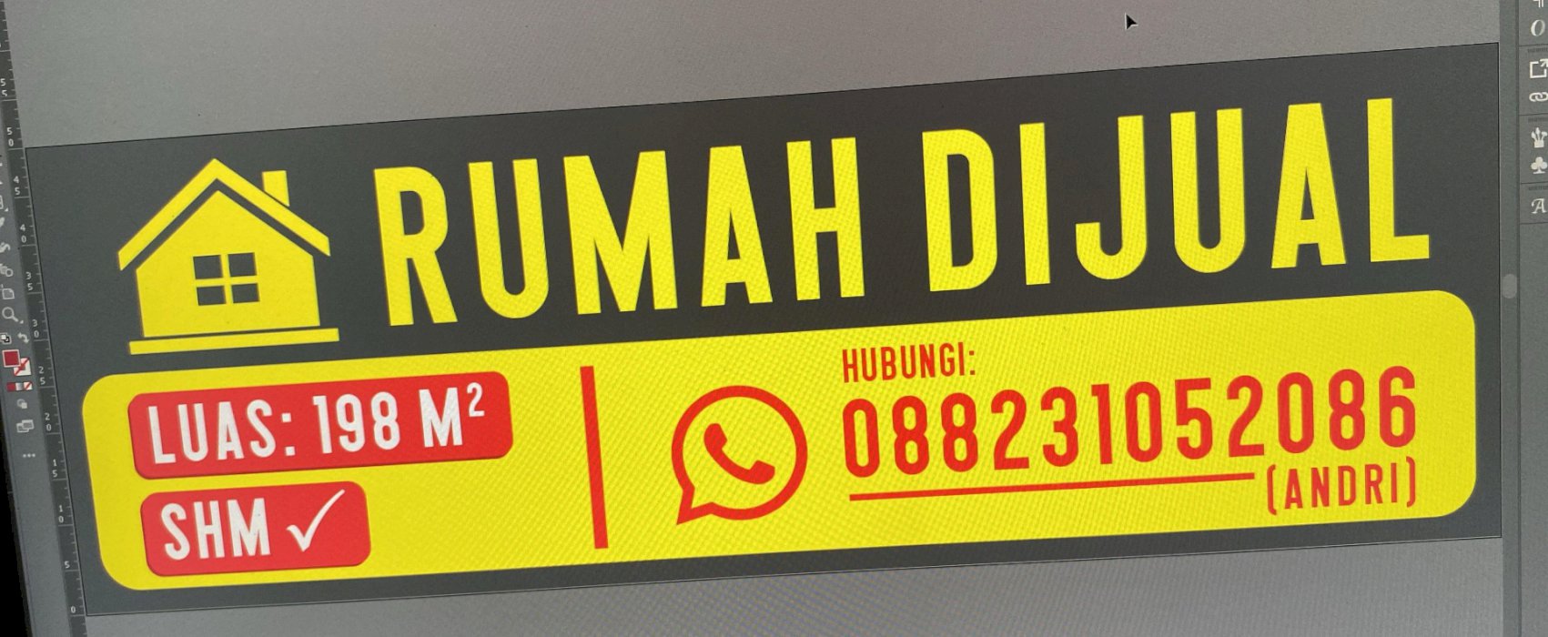 Ruko, rumah, dan sisa tanah