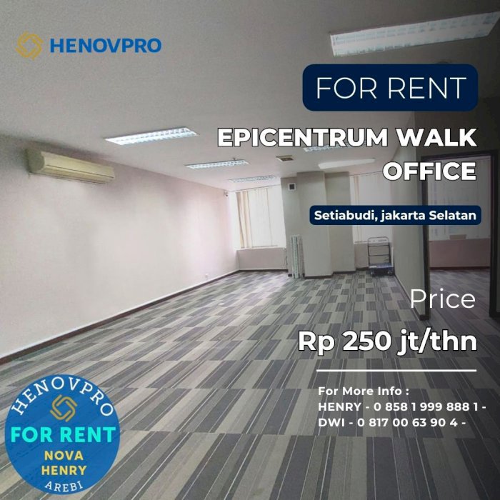 Epicentrum Walk Office Best Office di CBD Kuningan For Rent