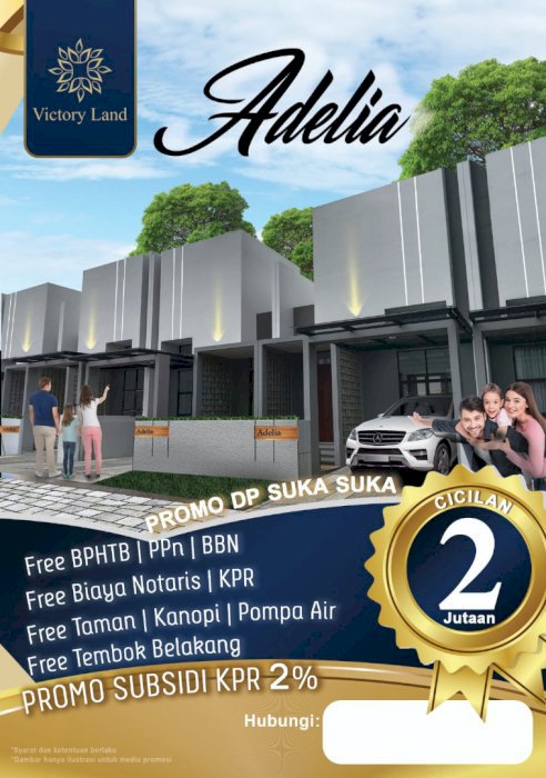 Rumah konsep pavilliun ada Taman Hijau di dalam Ruangan