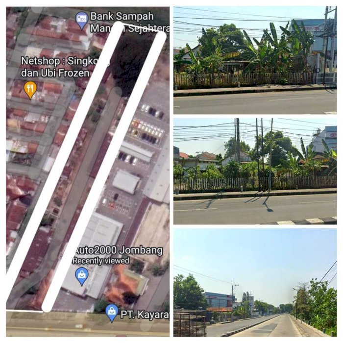 Tanah di soekarno hatta jombang samping auto 2000