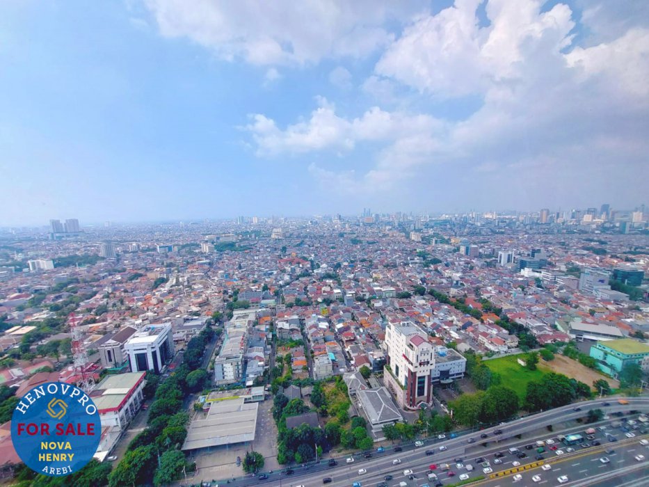 TURUN HARGA JUAL Taman Anggrek Condo Unit Sudut 2+1BR City View