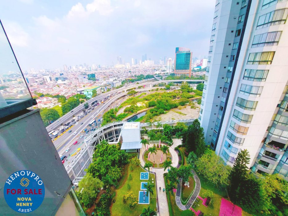 Unit Renov Taman Anggrek Condo Unit Sudut 2+1BR Best View