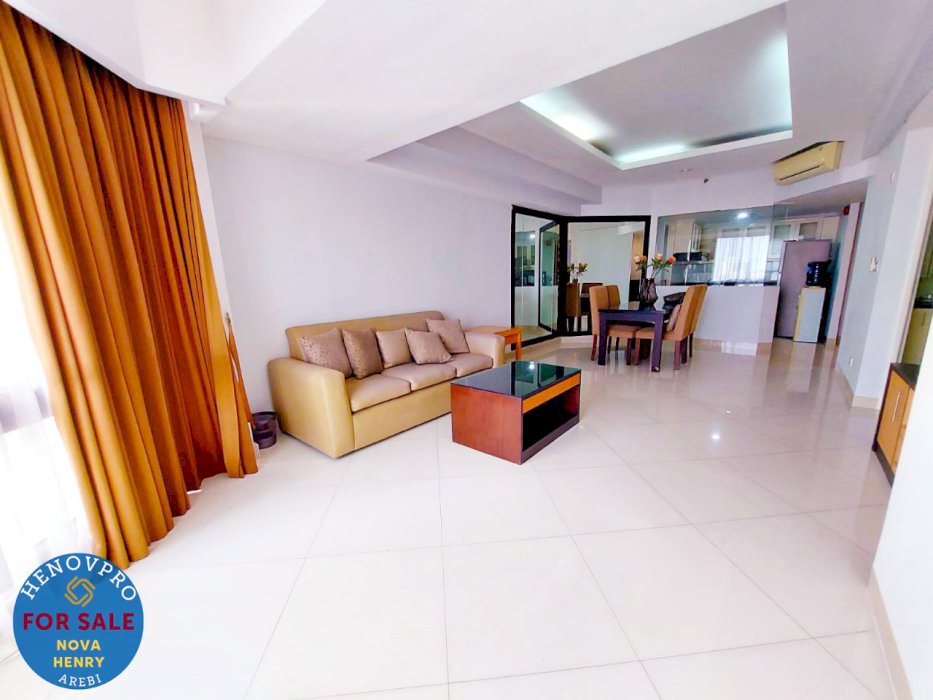 Unit Renov Taman Anggrek Condo Unit Sudut 2+1BR Best View