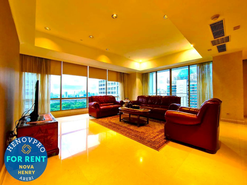 TURUN HARGA Sudirman Mansion Unit 4BR +1 Study Room Furnish City View