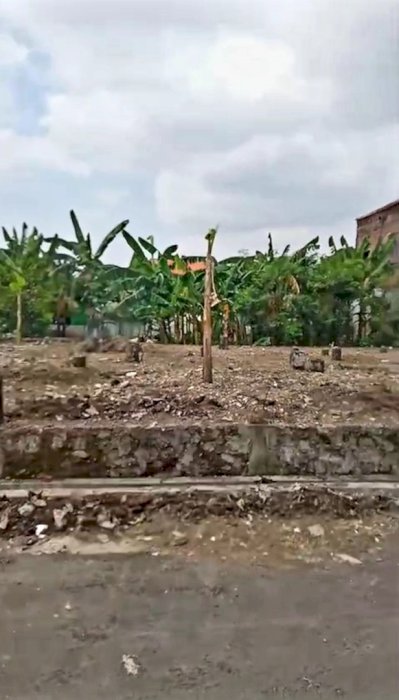 Tanah sudah berpondasi di sidoarjo kota jawa timur