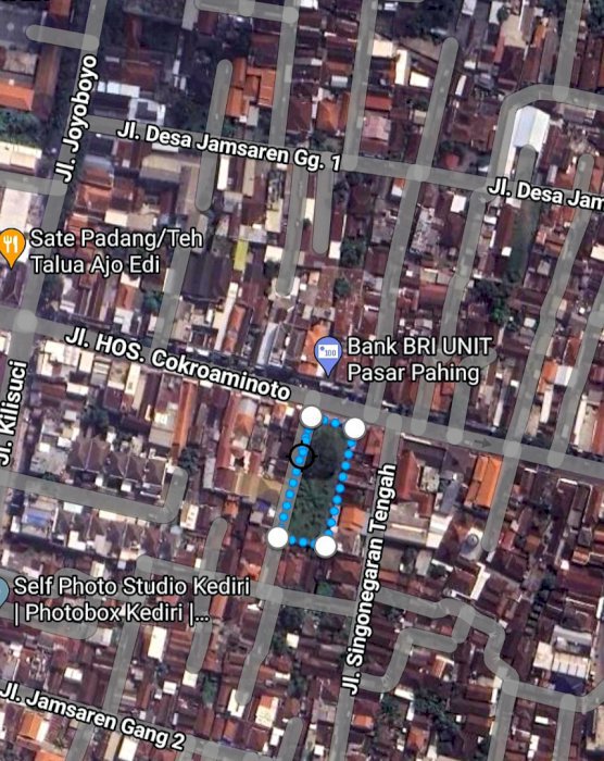 Tanah istimewa di hos cokroaminoto kediri kota