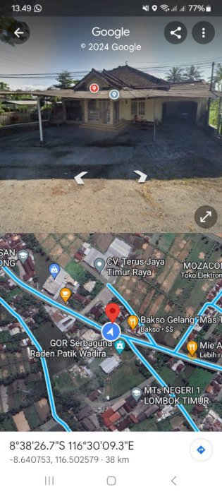 Dijual cepat rumah lokasi strategis tengah kota
