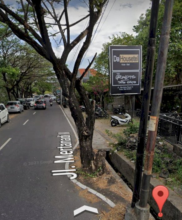 JUAL TANAH JALAN UTAMA MERDEKA KUTA BALI KAWASAN BISNIS