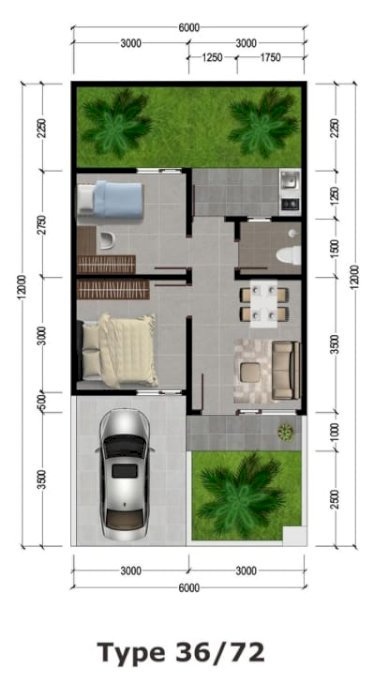 RUMAH CANTIK CLUSTER GRAND ROYAL NONGSA