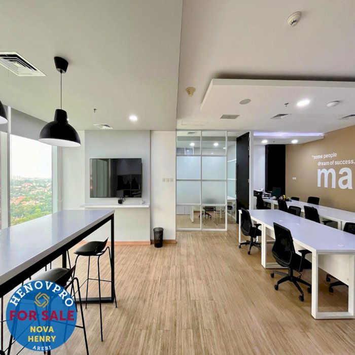 18 Office Park di Jl. Kebagusan, Dijual Full Furnish Mid Fl Jarang Ada