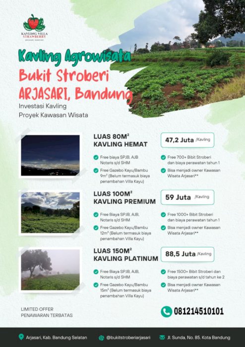 Tanah Kavling Villa SHM