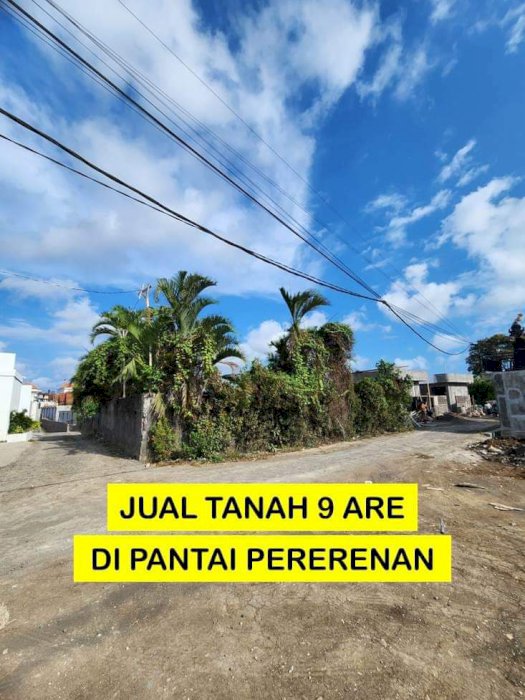TANAH PERERENAN CANGGU LINGKUNGAN VILLA ARAH PANTAI